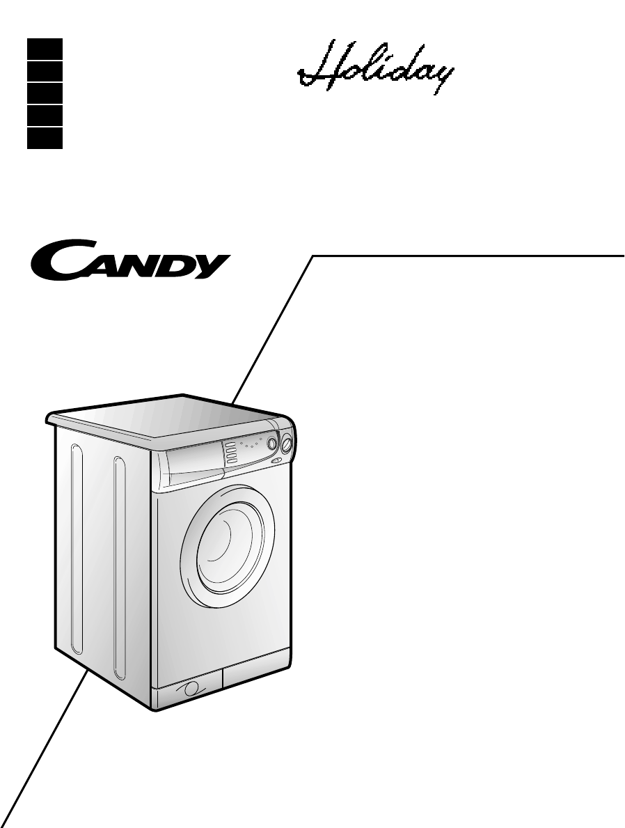 Manual Candy Holiday 800TL (page 1 of 37) (English, German, Dutch ...