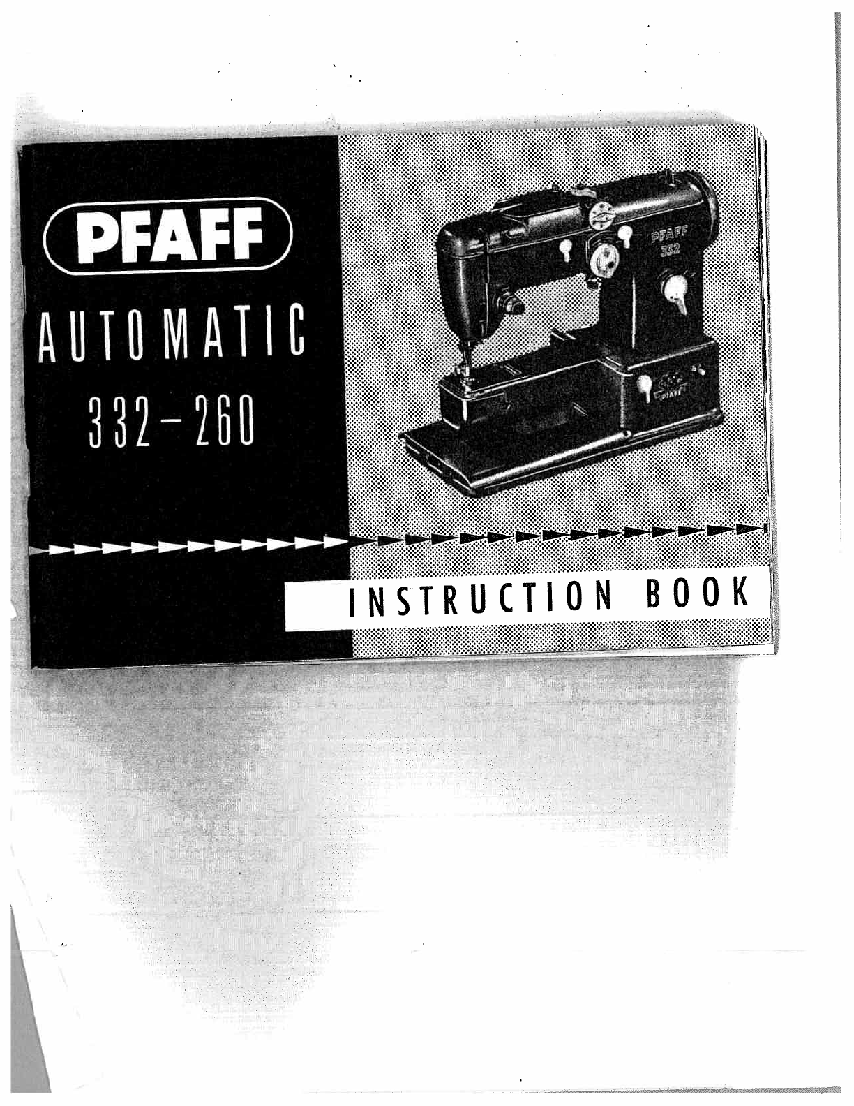 Original Pfaff  332  Nähmaschine GEBRAUCHSEINLEITUNG als Pdf Download 