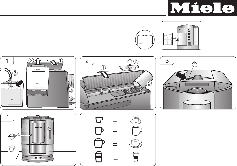 Manual Miele Cm 50 Page 1 Of 4 German