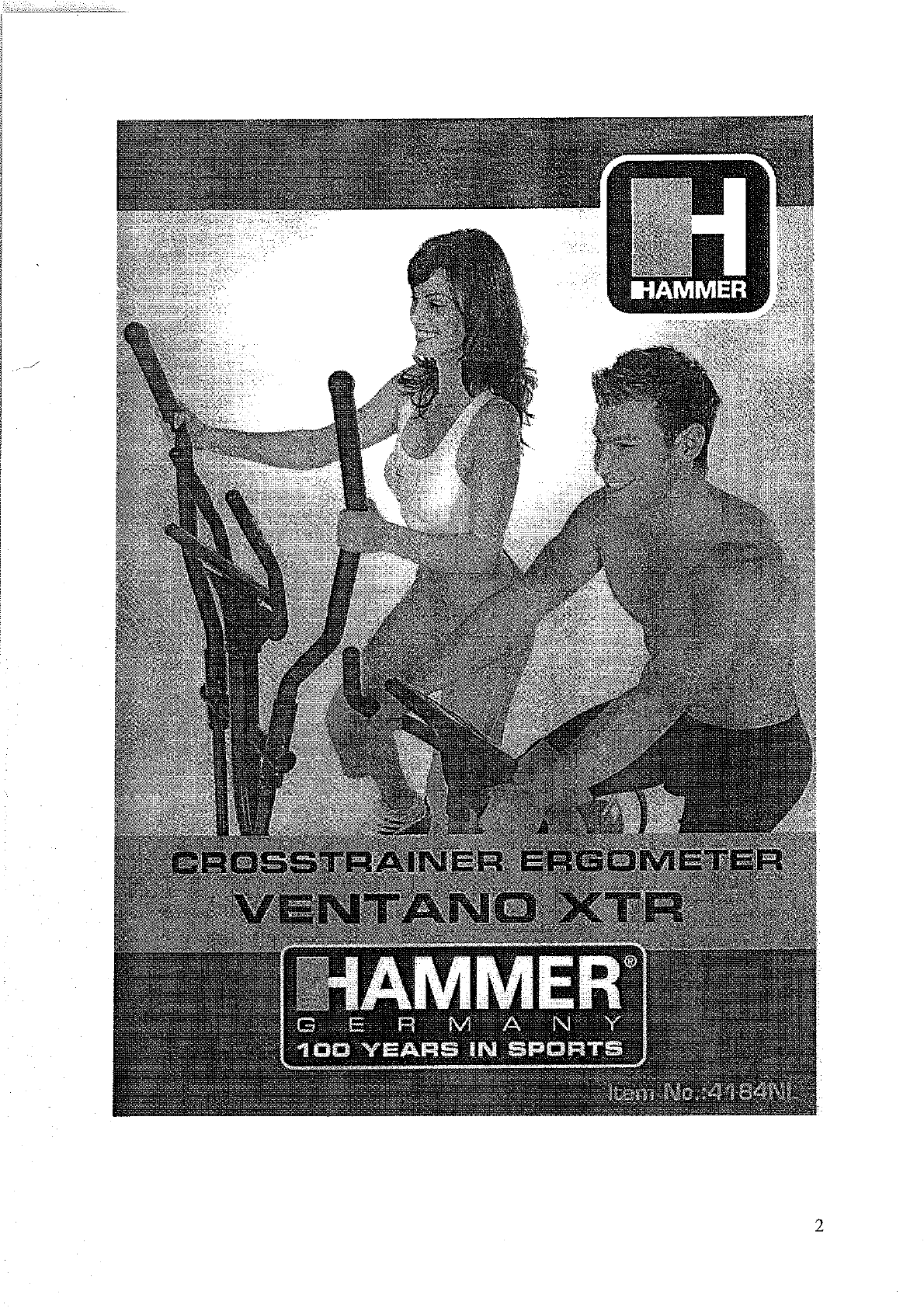 Savant Formuler Planlagt Manual Hammer 4148 Ergometer Ventano XTR (page 1 of 40) (Dutch)