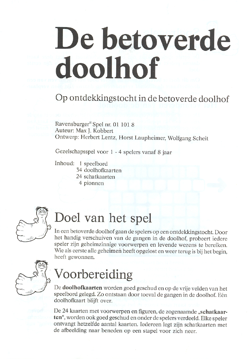 Manual betoverde doolhof bordspel (page 4) (Dutch)