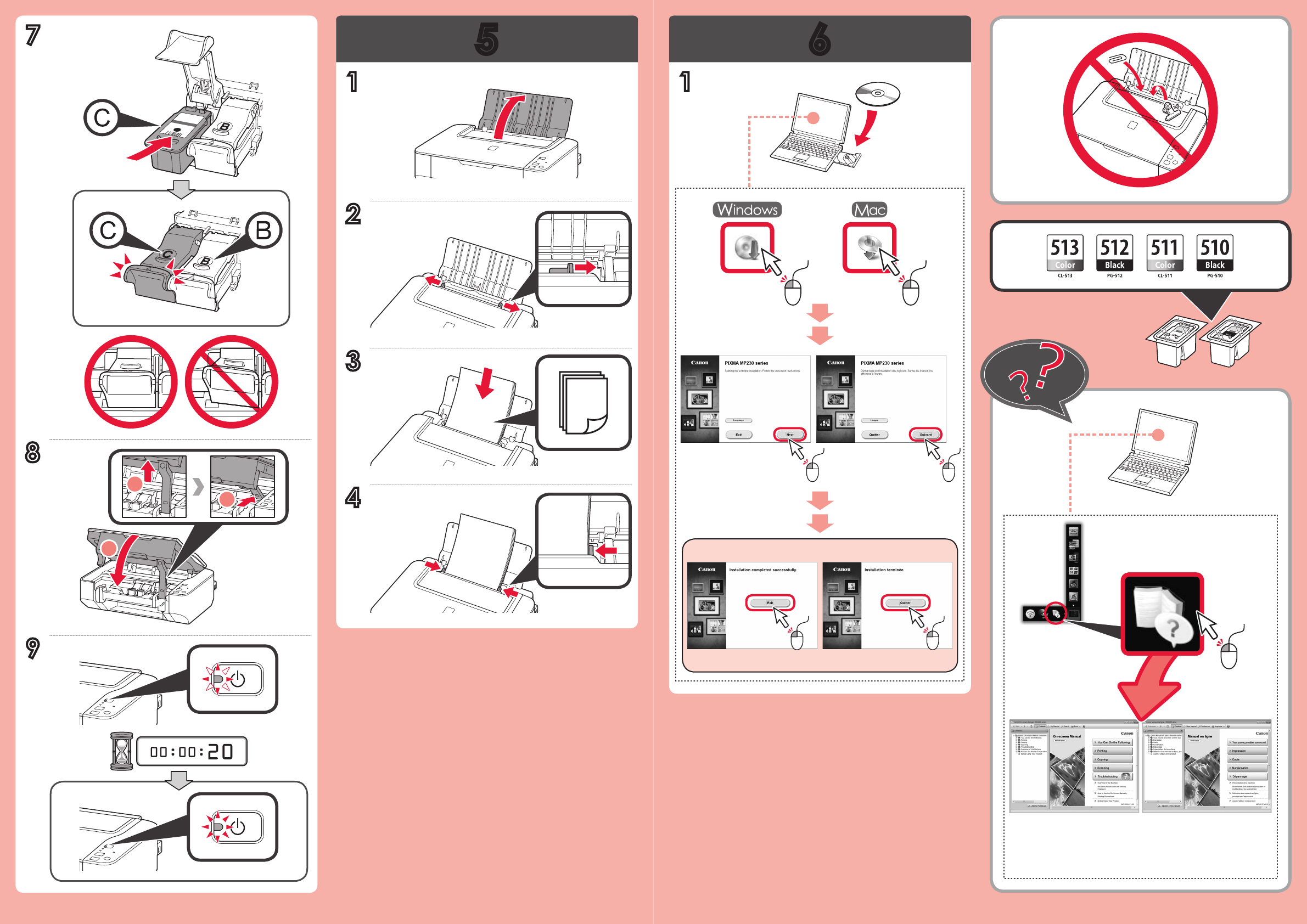 Manual Canon Pixma MP230 series (page 2 of 2) (All languages)