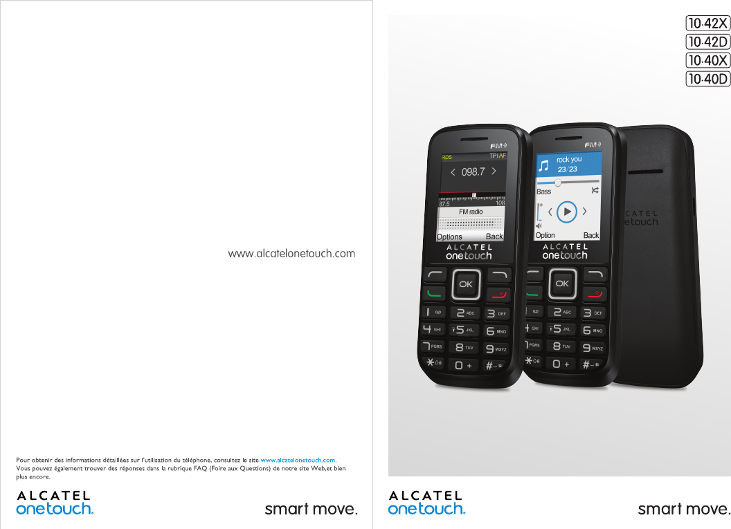 Manual Alcatel One Touch 1040X (page 1 of 31) (French)