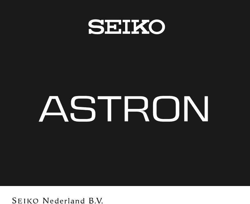 Manual Seiko Astron 8X82 GPS Solar (page 1 of 24) (Dutch)