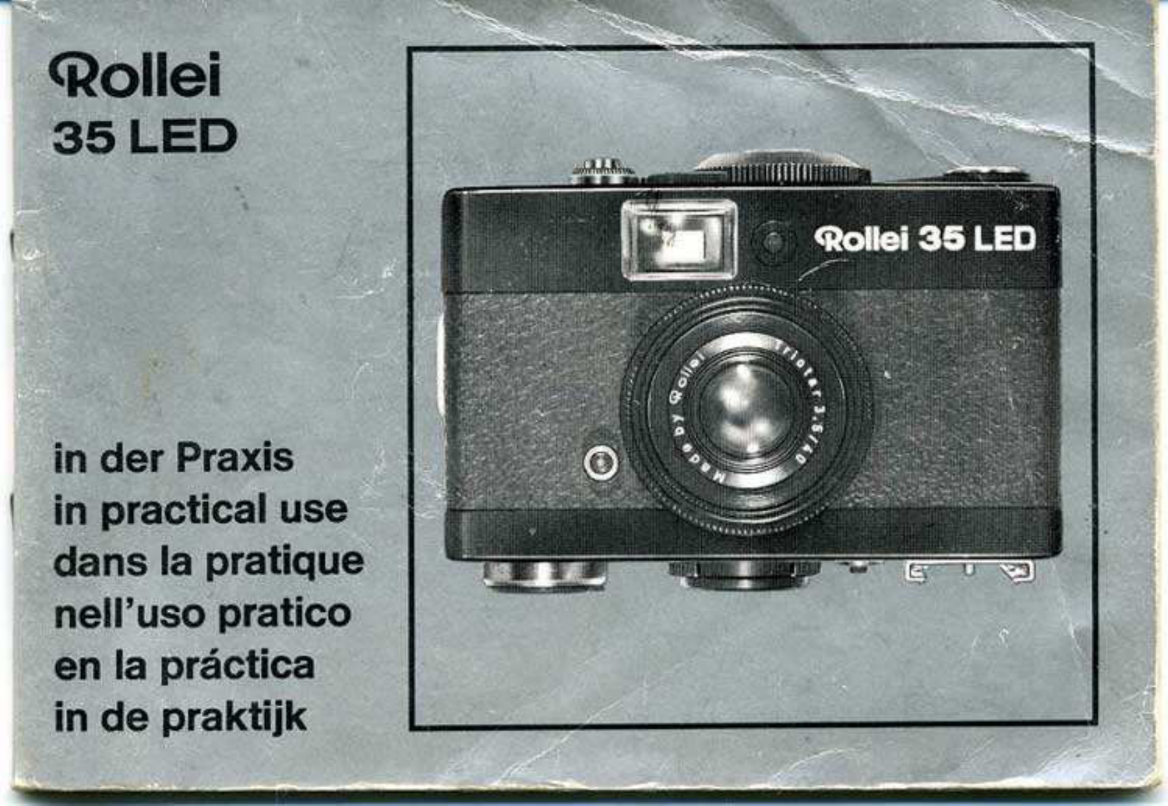 Rollei 35 LED In Practical Use Manual Instruction Book Genuine Original 