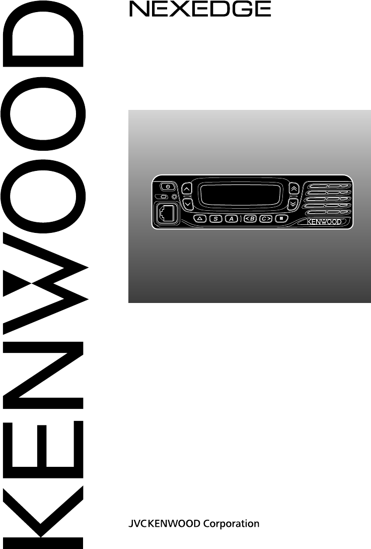 KENWOOD NEXEDGE NX-720H NX-720HG NX-820HG  2-Way Radio Manuals NX-820H 