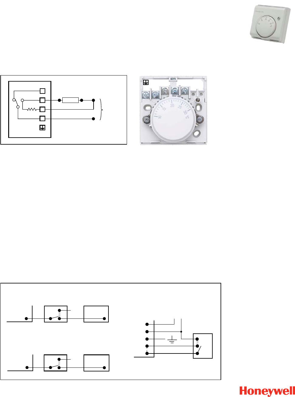 Manual Honeywell T6360 (page 1 of 1) (English)  Wiring Diagram For Honeywell T6360b Room Thermostat    Libble.eu