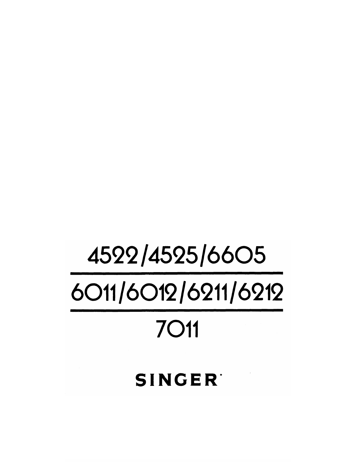 mnual for singer 6211c