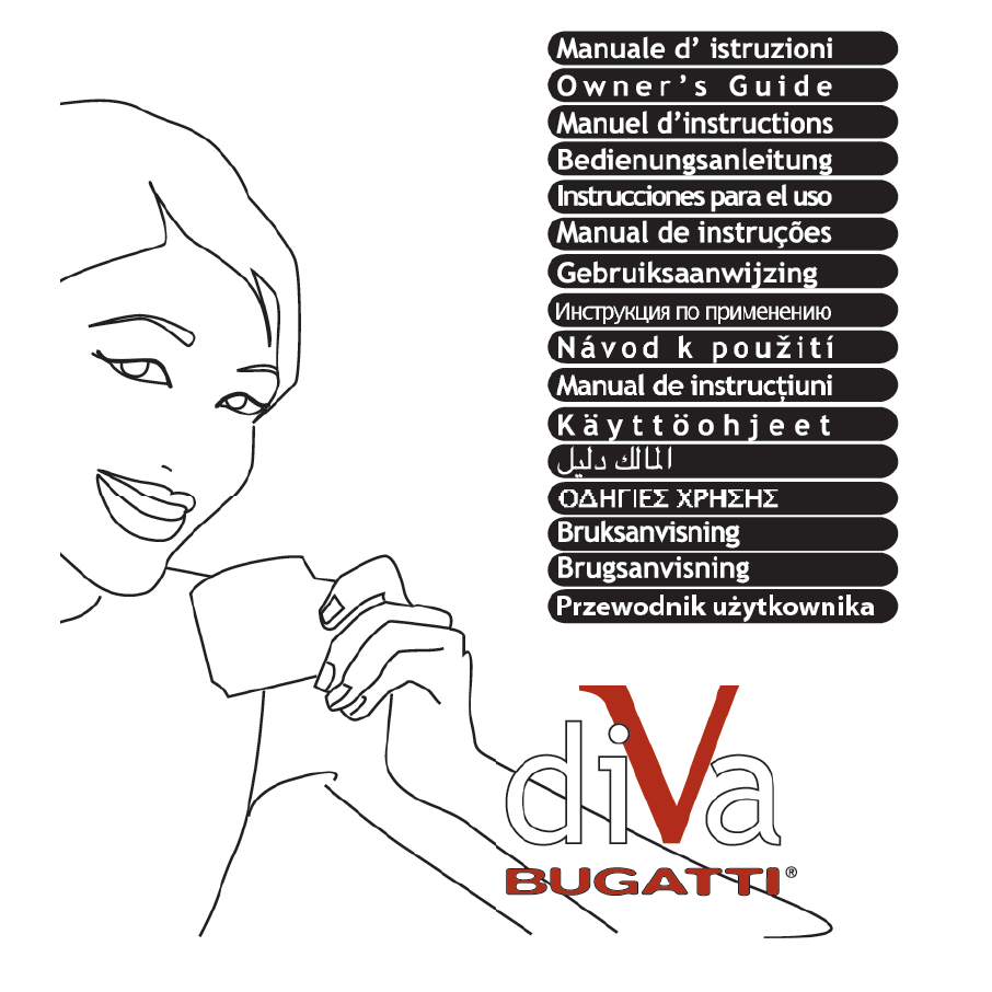 Manual Bugatti espresso maker (page 1 of 29) (English)