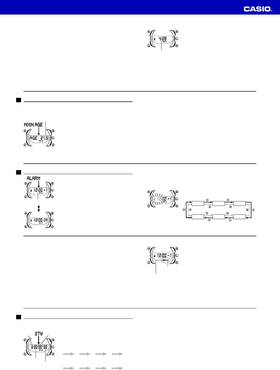 Manual Casio 5269 - SGW-500 (page 6 of 9) (English)