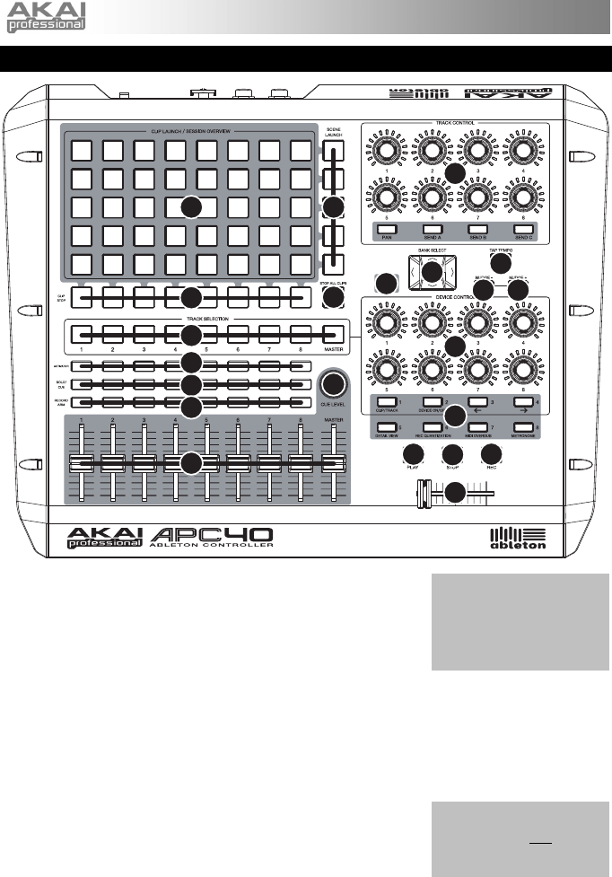Adapter For Akai APC-20 APC-40 ABLETON Performance Controller Power Supply