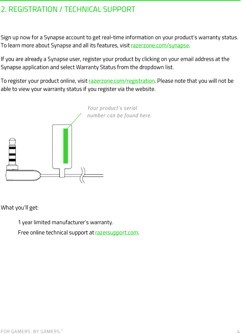 Manual Razer Hammerhead Pro V2 Page 1 Of 13 English