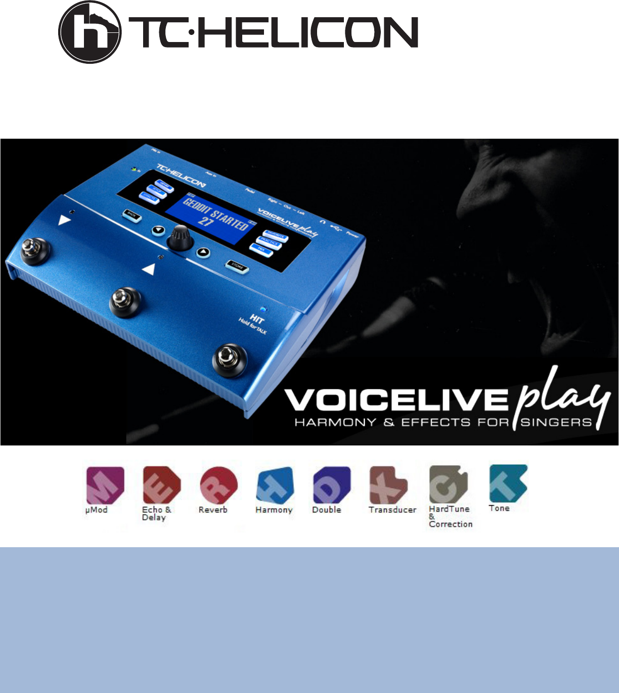 Manual Tc Helicon Voicelive Play Page 1 Of 32 English
