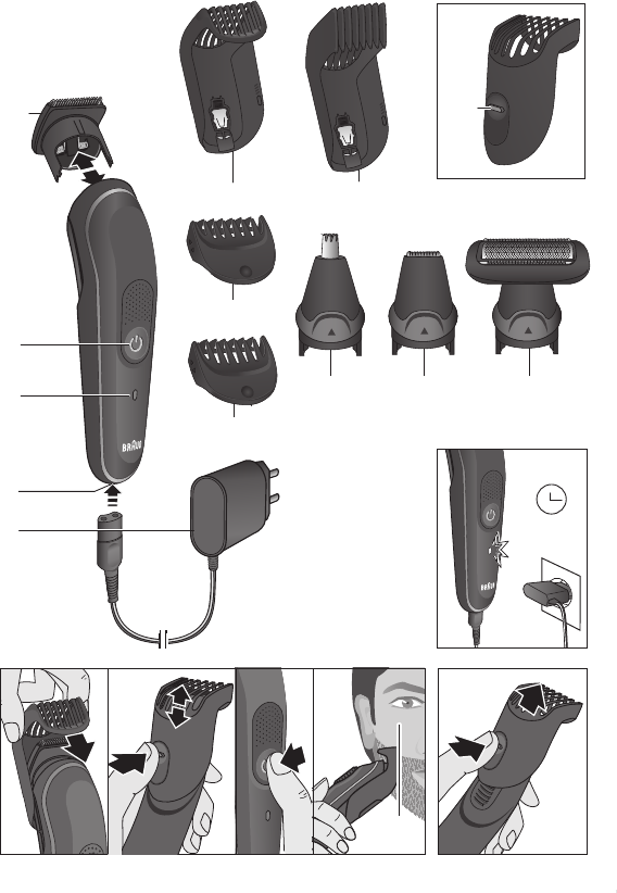 Manual Braun MGK 3080 - 5515 (page 3 of 55) (All languages)