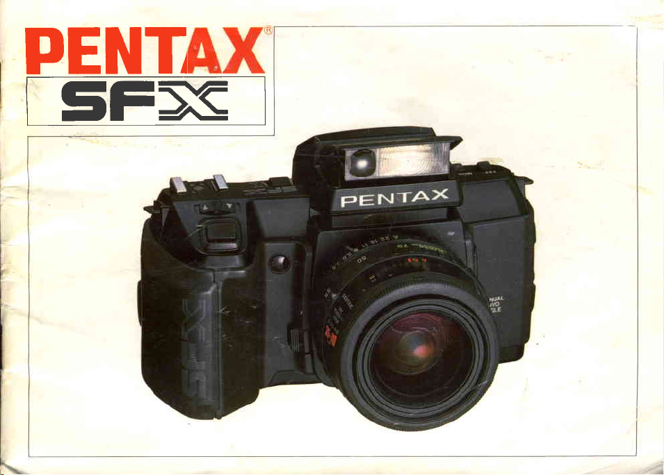 Pentax Bedienungsanleitung PENTAX SFXn User Manual Kamera Anleitung X2545 