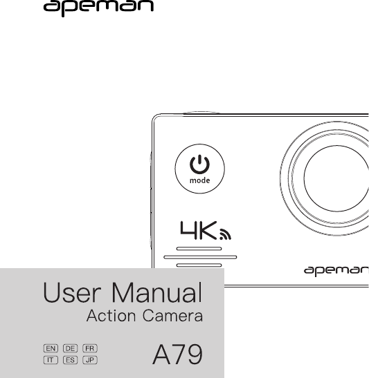 Manual Apeman A79 - Action camera (page 1 of 100) (English, German