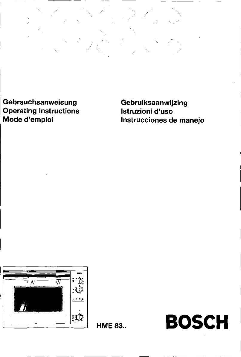 Manual Bosch (page of 211) (English, Dutch, French, Italian, Spanish, Spanish)