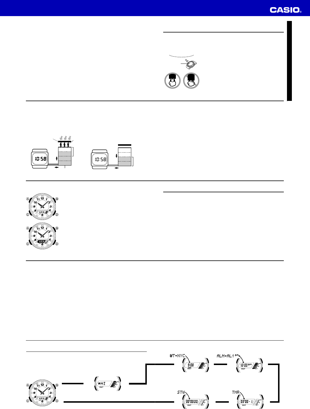 Manual Casio AQ-S800W (page 1 of 6) (English)