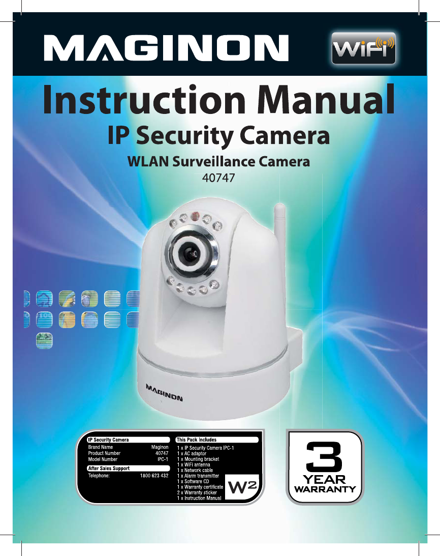 maginon ip security camera setup