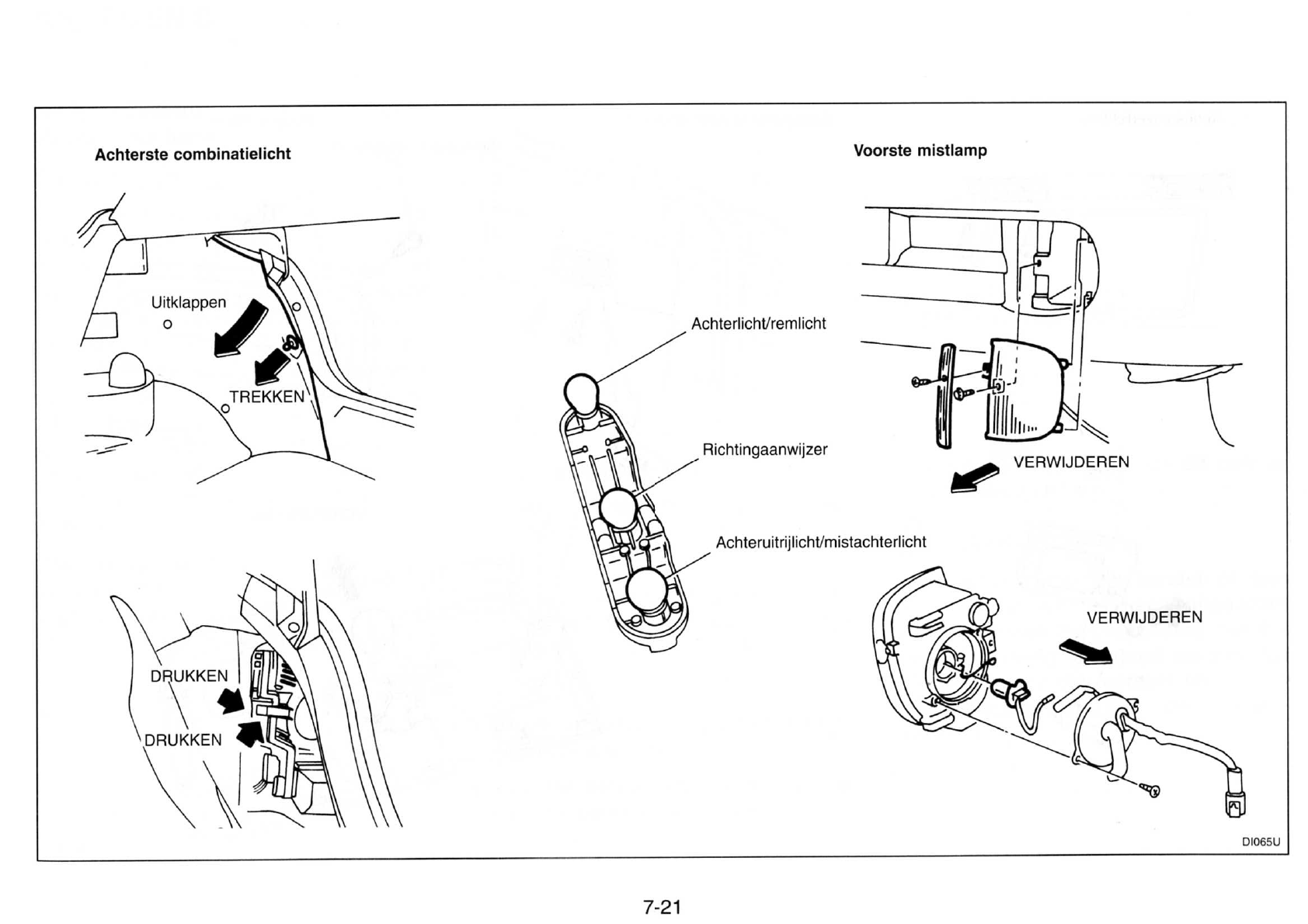 Manual Nissan Micra K11 1994 (Page 93 Of 110) (Dutch)
