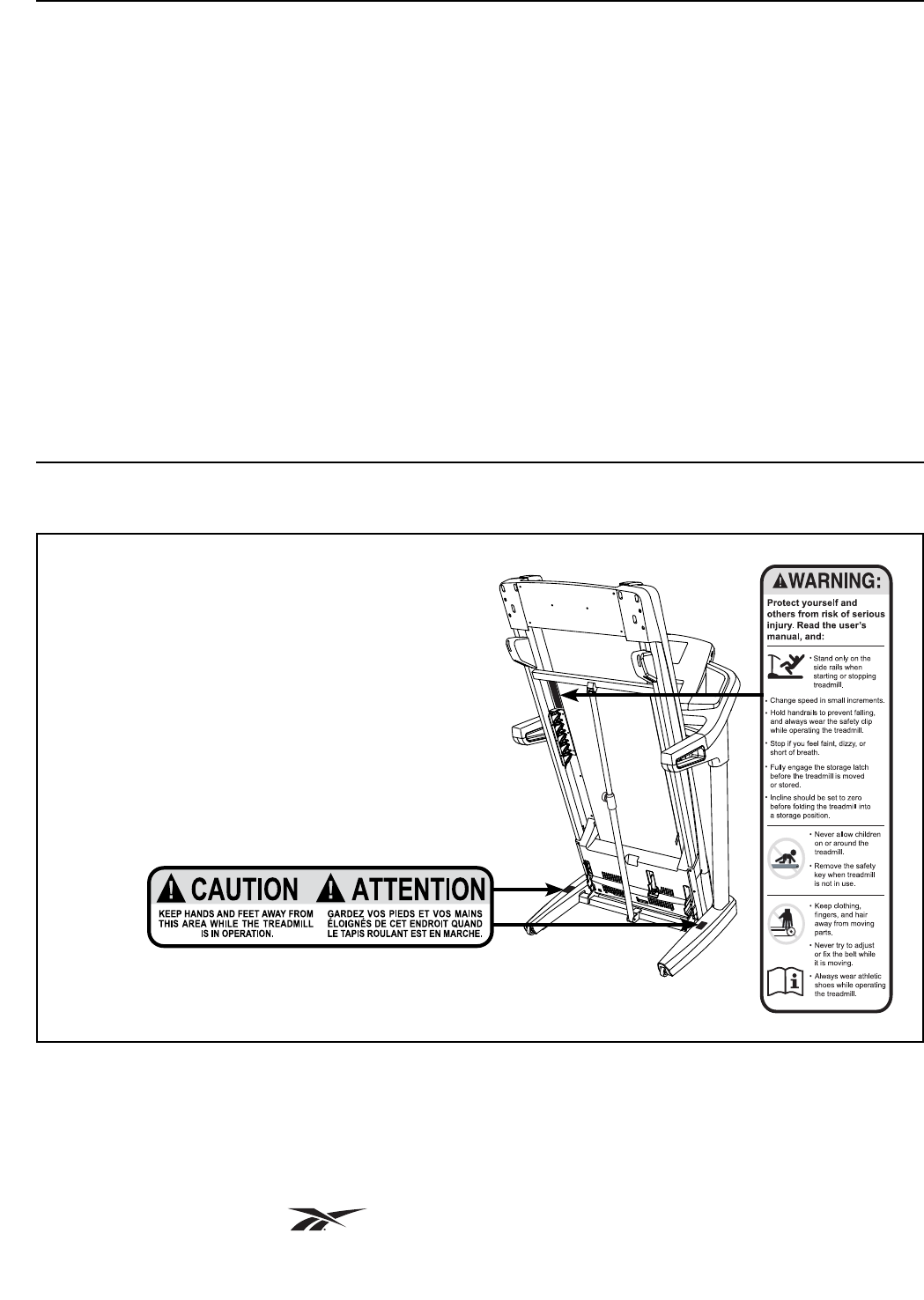 reebok 910 treadmill owners manual