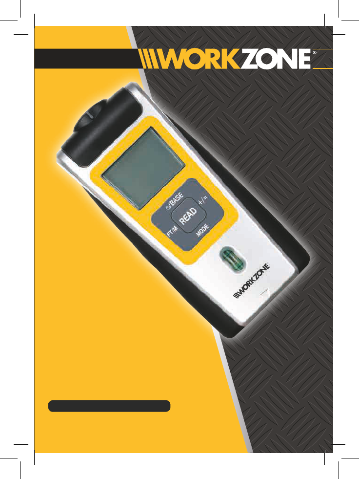 Coloured Touch Display Workzone Laser Distance Measurer 30m