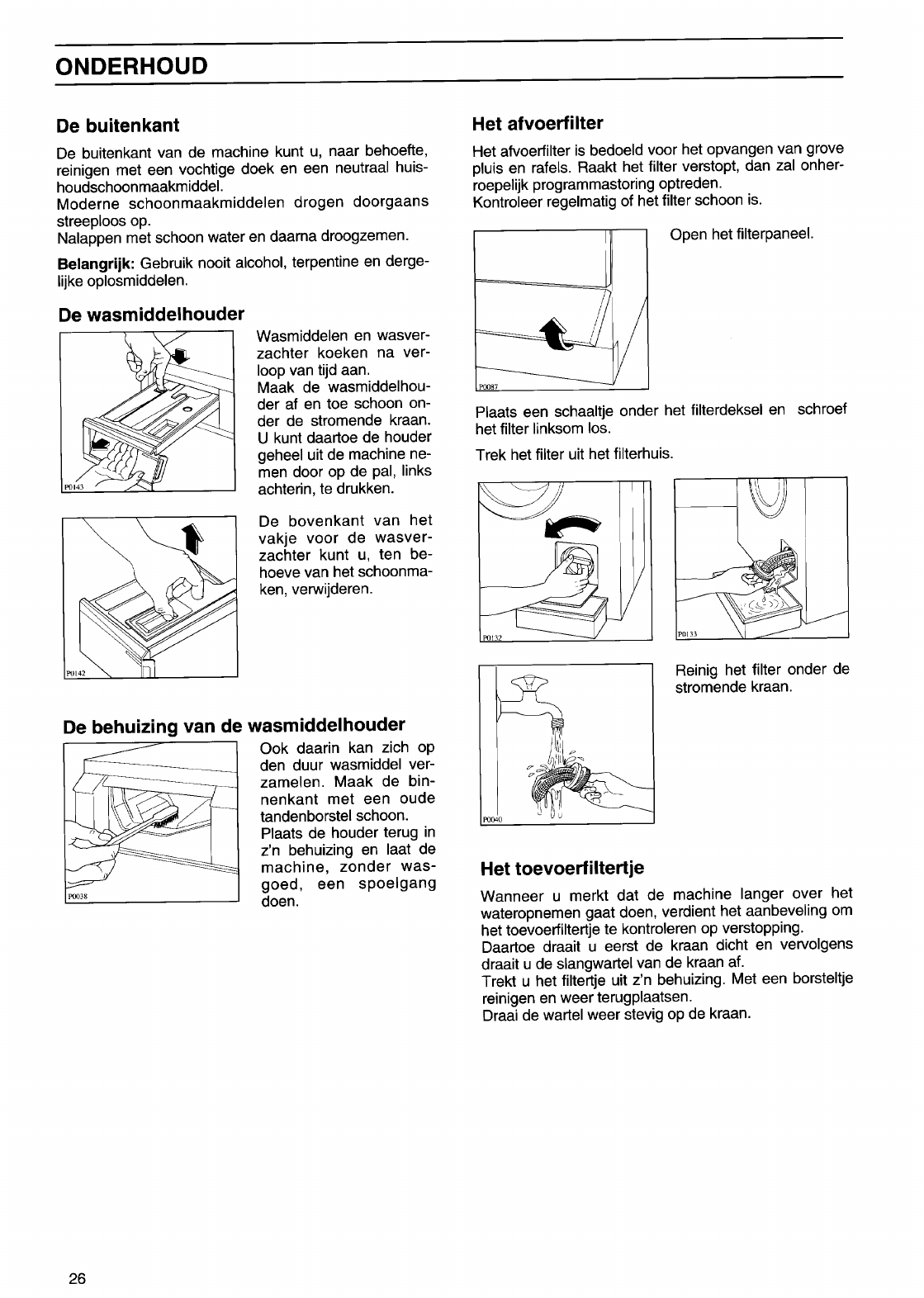 Manual Electrolux ew 1220 n (page 13 of 15) (Dutch)